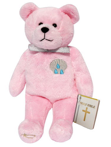 Baptism Bear - Pink