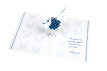 Load image into Gallery viewer, 3D Popup Baptism (Doves) Greeting Card