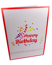 Load image into Gallery viewer, Happy Birthday &quot;Shooting Stars&quot; 3D Popup Card