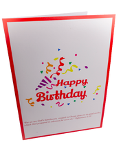 Load image into Gallery viewer, Happy Birthday "Shooting Stars" 3D Popup Card