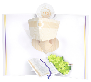 First Communion 3D Popup Greeting Card