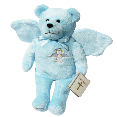 Guardian Angel Bear - Blue by HOLY BEARS INC.
