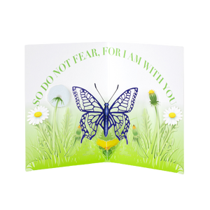 3D Popup Butterfly "Praying For You" Greeting Card