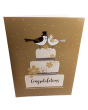 Load image into Gallery viewer, 3D Popup Wedding "Kissing Doves" Greeting Card