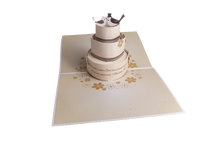 Load image into Gallery viewer, 3D Popup Wedding "Kissing Doves" Greeting Card