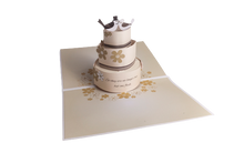 Load image into Gallery viewer, 3D Popup Wedding "Kissing Doves" Greeting Card