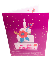 Load image into Gallery viewer, Happy Birthday 3D Popup Tiered Cake