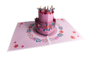 Happy Birthday 3D Popup Tiered Cake