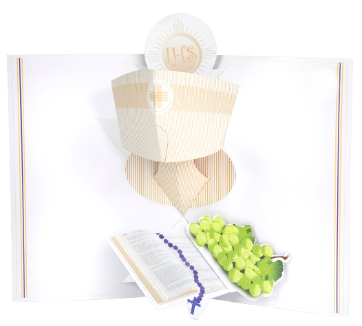 First Communion 3D Popup Greeting Card – HolyBears