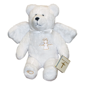 Guardian Angel Bear - White