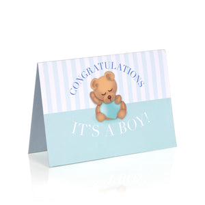 It's A Boy 3D Stand-Up Greeting Card
