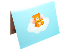 Load image into Gallery viewer, 3D Popup Praying Bear Greeting Card