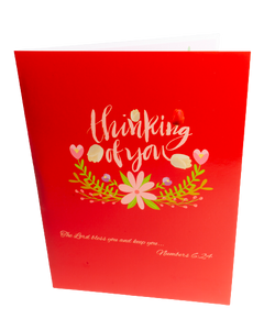 Thinking of You 3D Popup "Tulips" Greeting Card