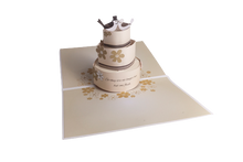 Load image into Gallery viewer, 3D Popup Wedding &quot;Kissing Doves&quot; Greeting Card