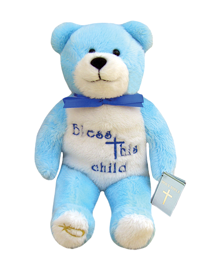 Bless This Child Bear - Blue
